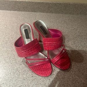 Pink sandals White House black market